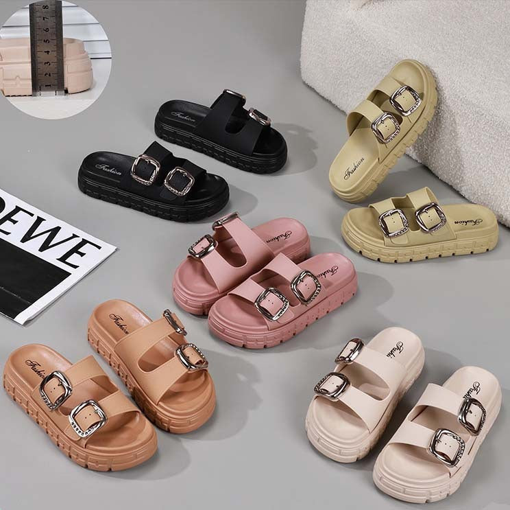 Women's Round Head Open Toe Beach Shoes