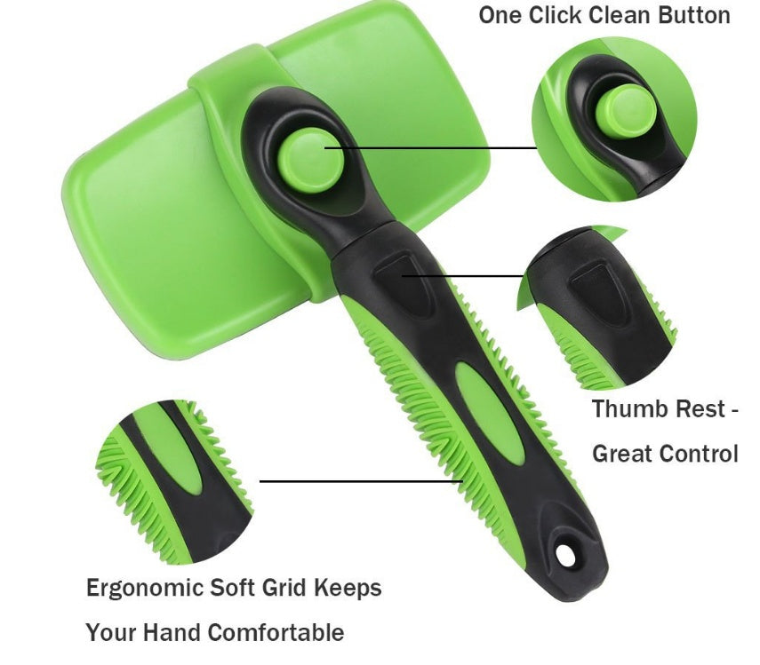 Pet Self Cleaning Slicker Brush - GlamzLife