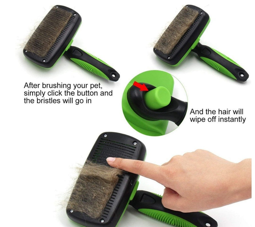 Pet Self Cleaning Slicker Brush - GlamzLife