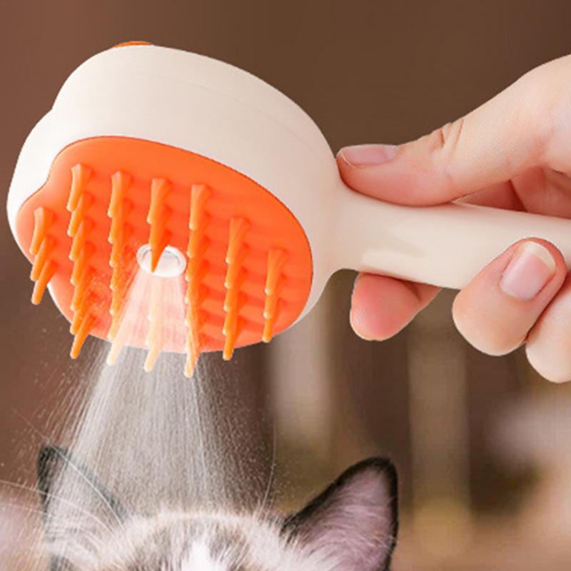 Cats Steamy Brush Dogs Steam Brush Electric Sprayer For Massage Pet Grooming Tool Shedding Electric Sprays Cats Massage Combs