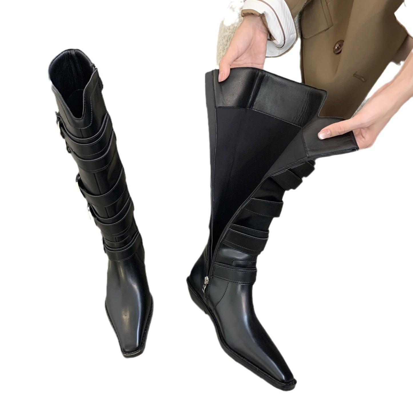 Autumn And Winter New Retro High Sense Niche Knight Boots Children