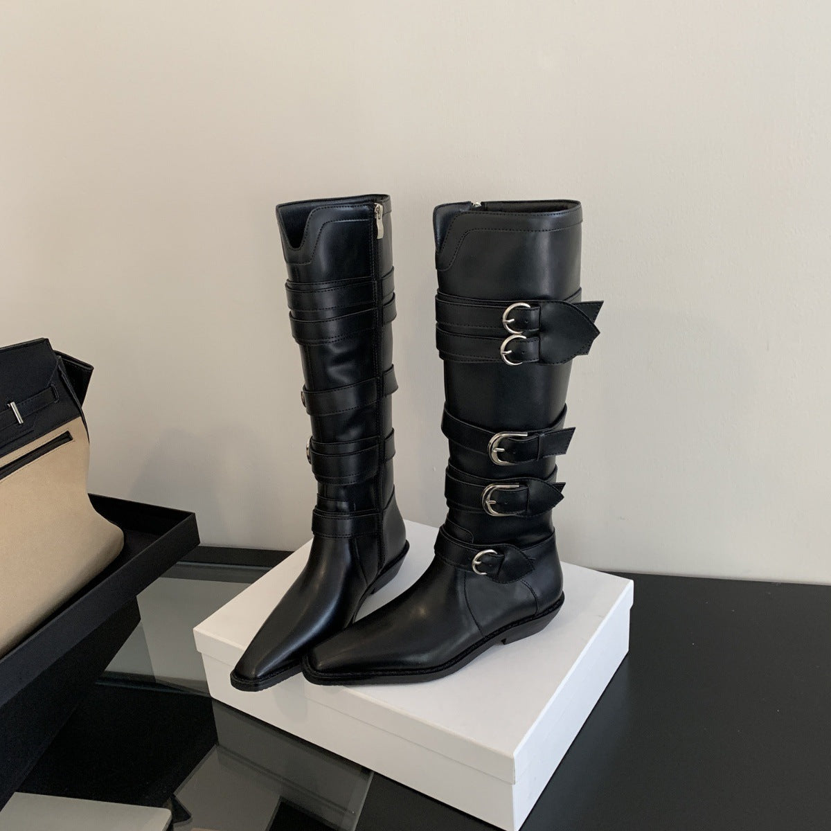 Autumn And Winter New Retro High Sense Niche Knight Boots Children
