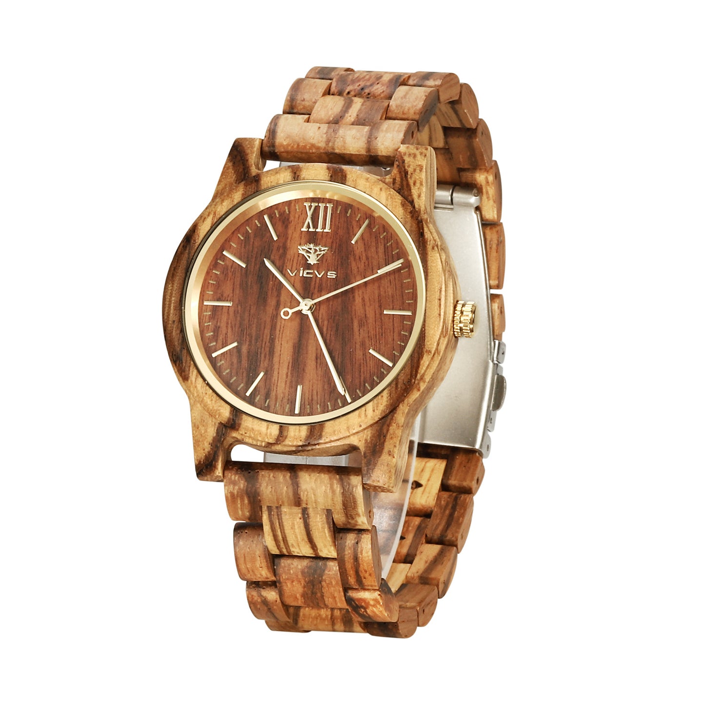 Zebra Fashion Wooden Quartz Watch | GlamzLife