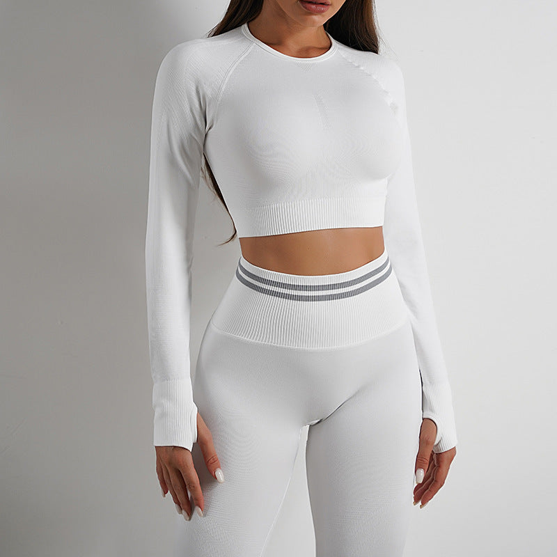 Seamless Yoga Pants & Long Sleeve Tops for Workout & Fitness | GlamzLife