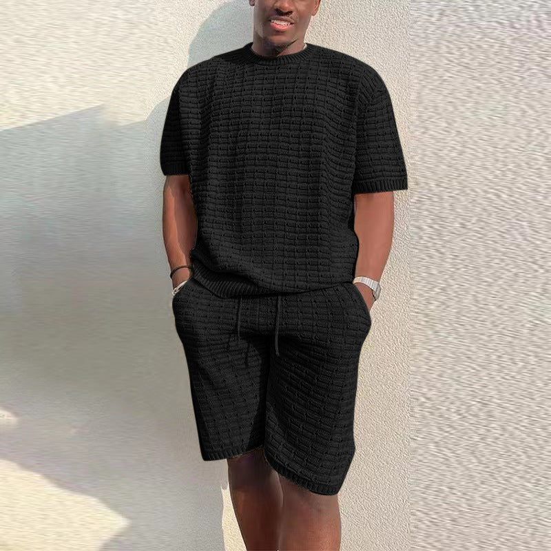 Men's Summer Suit - Fashionable Loose 2 Piece Outfit - GlamzLife