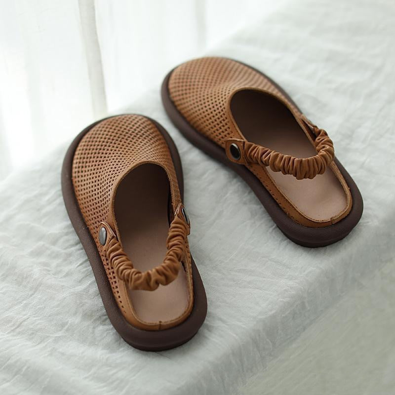 Fashion Soft Bottom Two-way Wear Sandals Women