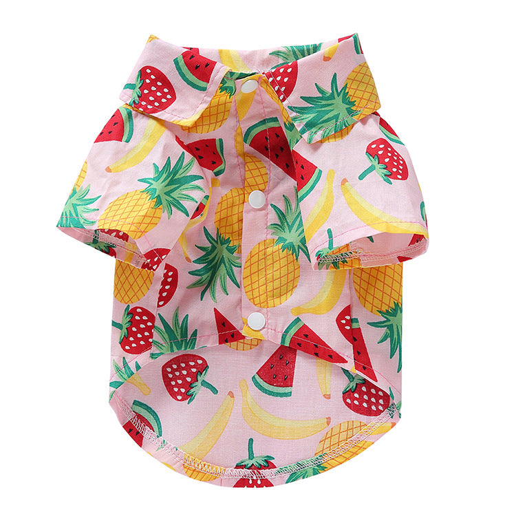 Fashion Personality Fruit Casual Style Dog Clothes - GlamzLife