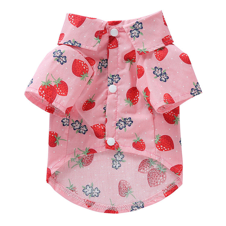 Fashion Personality Fruit Casual Style Dog Clothes - GlamzLife