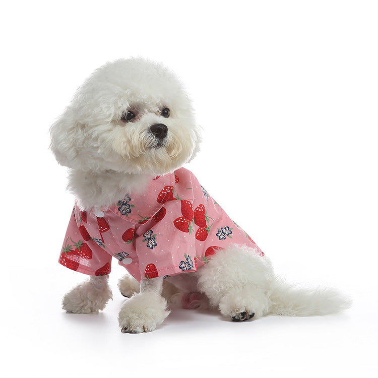 Fashion Personality Fruit Casual Style Dog Clothes - GlamzLife