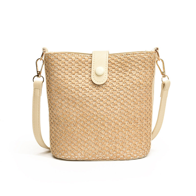 Color Contrast Patchwork Fashion Messenger Bag - GlamzLife