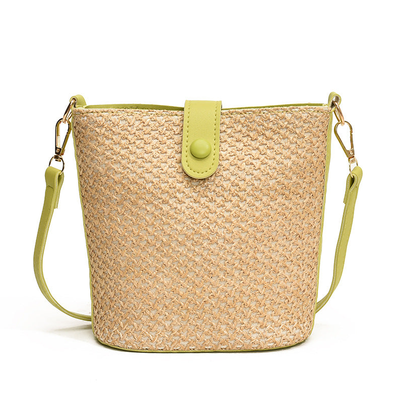 Color Contrast Patchwork Fashion Messenger Bag - GlamzLife