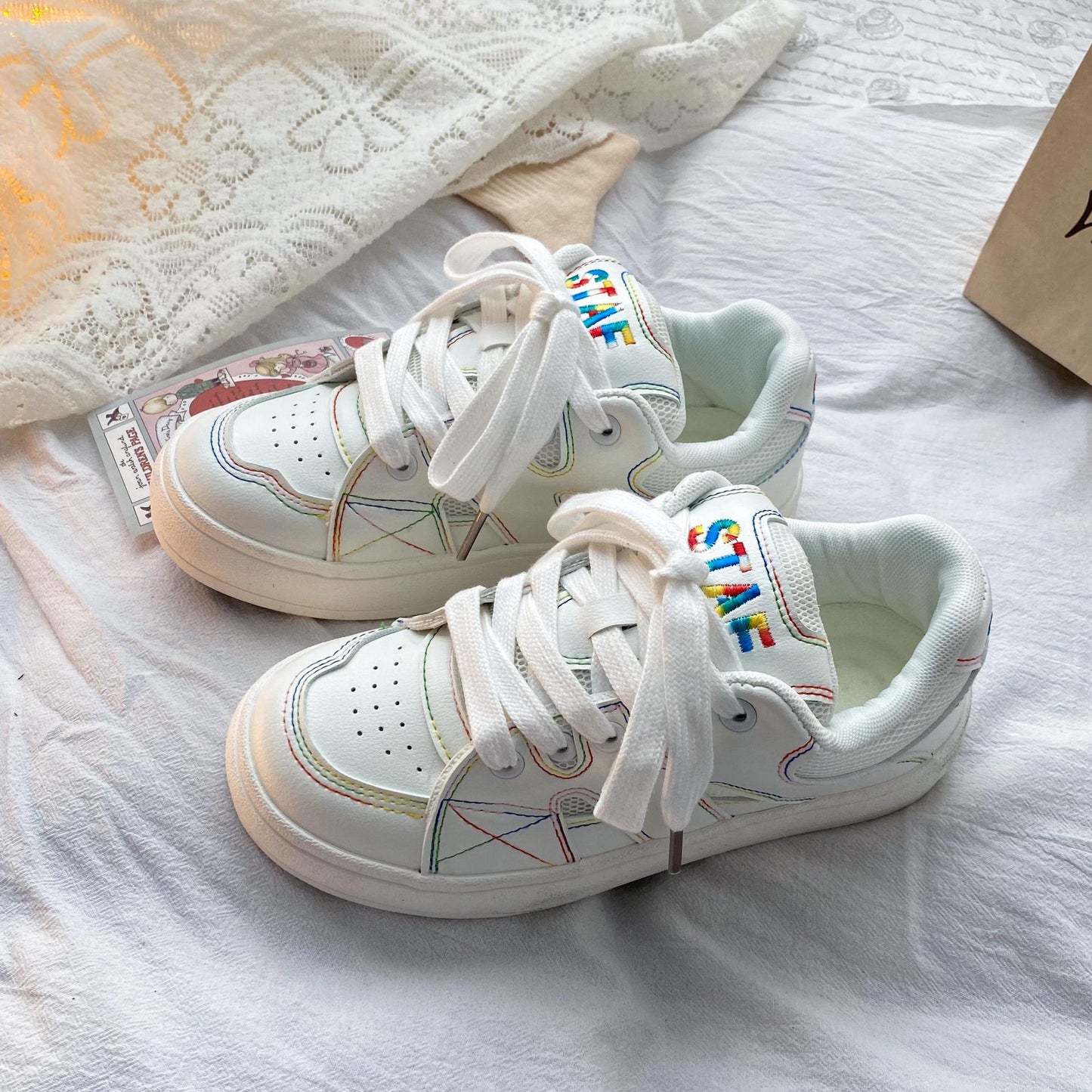 Student Casual Niche Retro Bread Shoes Female - GlamzLife