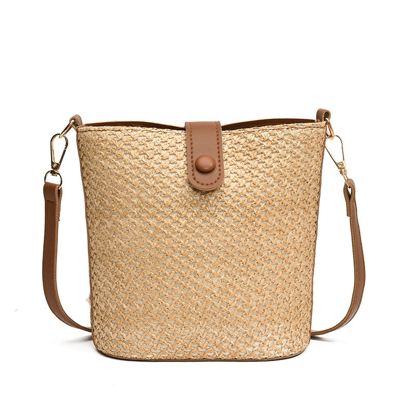 Color Contrast Patchwork Fashion Messenger Bag - GlamzLife