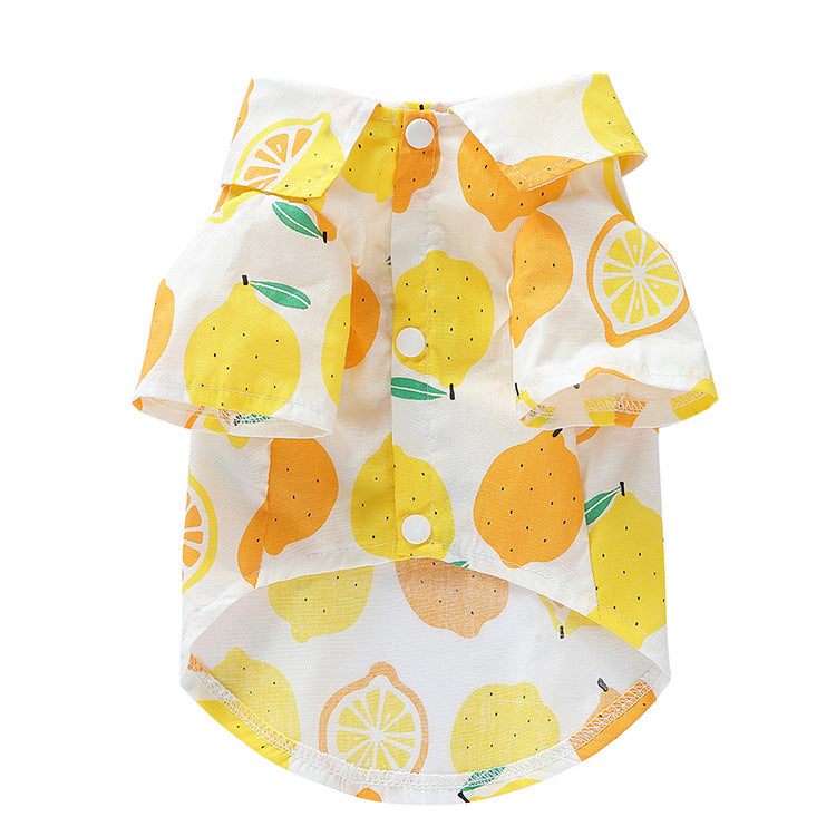 Fashion Personality Fruit Casual Style Dog Clothes - GlamzLife