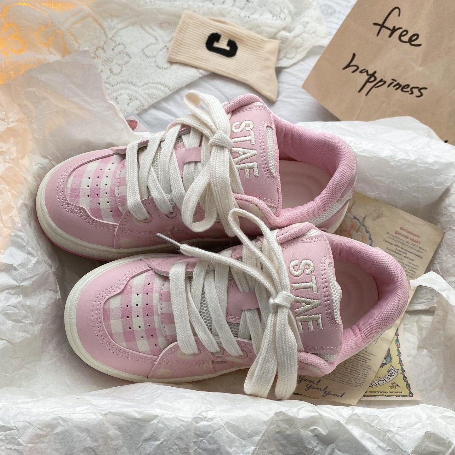 Student Casual Niche Retro Bread Shoes Female - GlamzLife