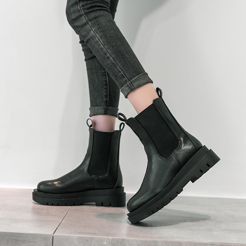 Spring Women's Platform Ankle Boots - GlamzLife
