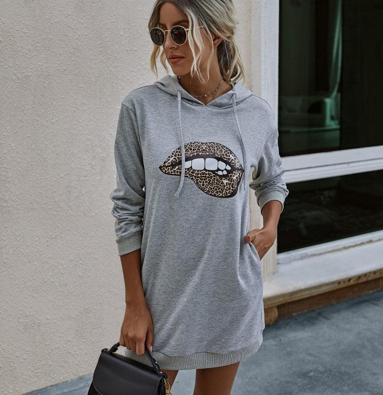 Autumn Mid-Length Full Sleeved Women's Hoodie | GlamzLife