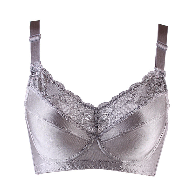 Comfortable Ultra Thin Designer Bra | Light gray | GlamzLife
