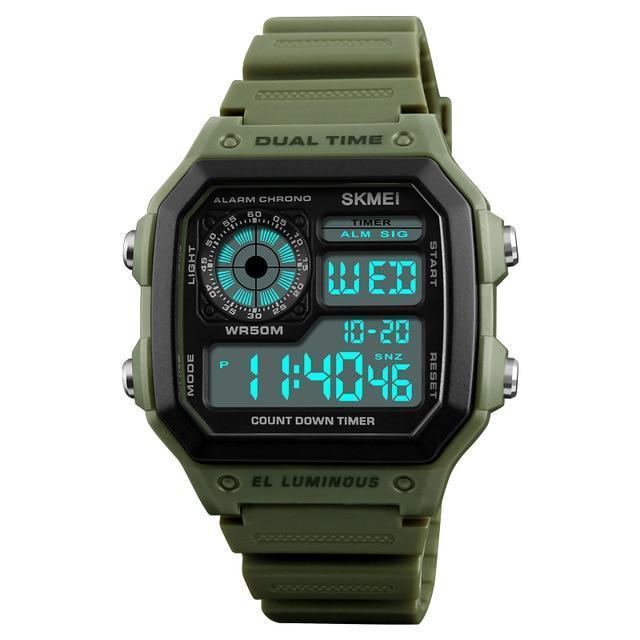 Creative Digital Sports Waterproof Luminous Watch | GlamzLife