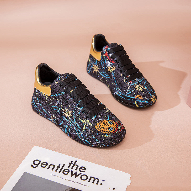 Men Shoes New Trend Rhinestone Platform | GlamzLife