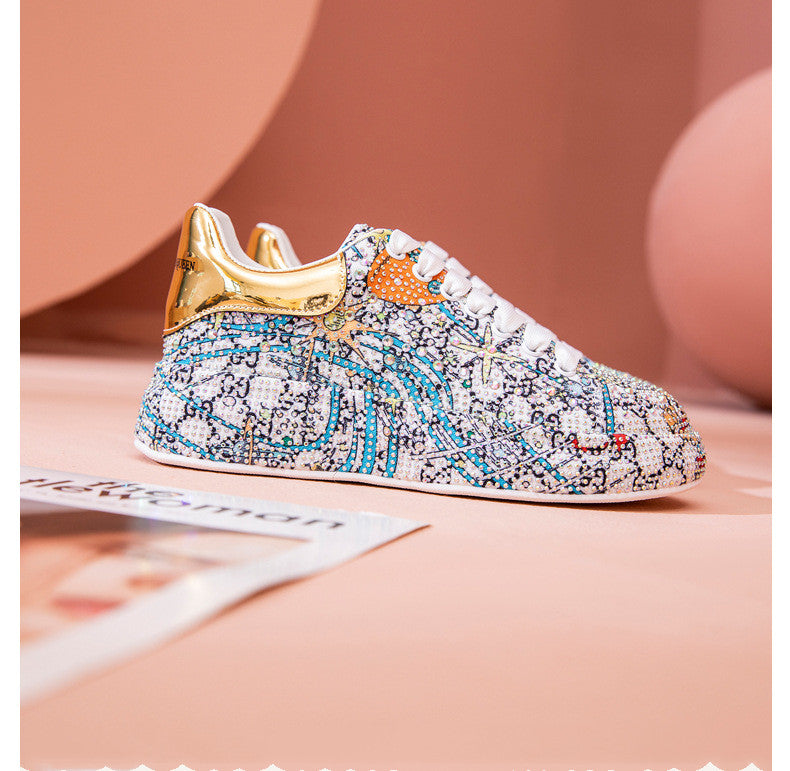 Men Shoes New Trend Rhinestone Platform | GlamzLife
