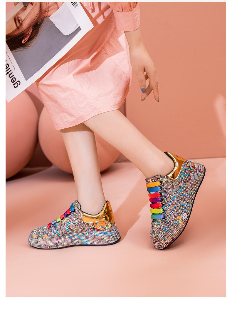 Men Shoes New Trend Rhinestone Platform | GlamzLife