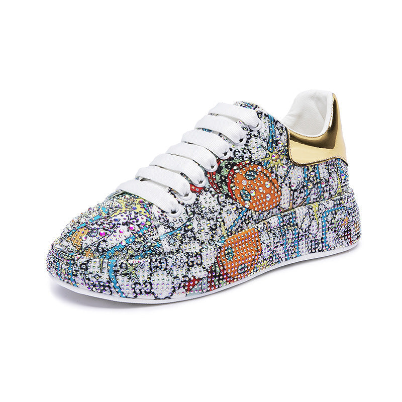 Men Shoes New Trend Rhinestone Platform | GlamzLife