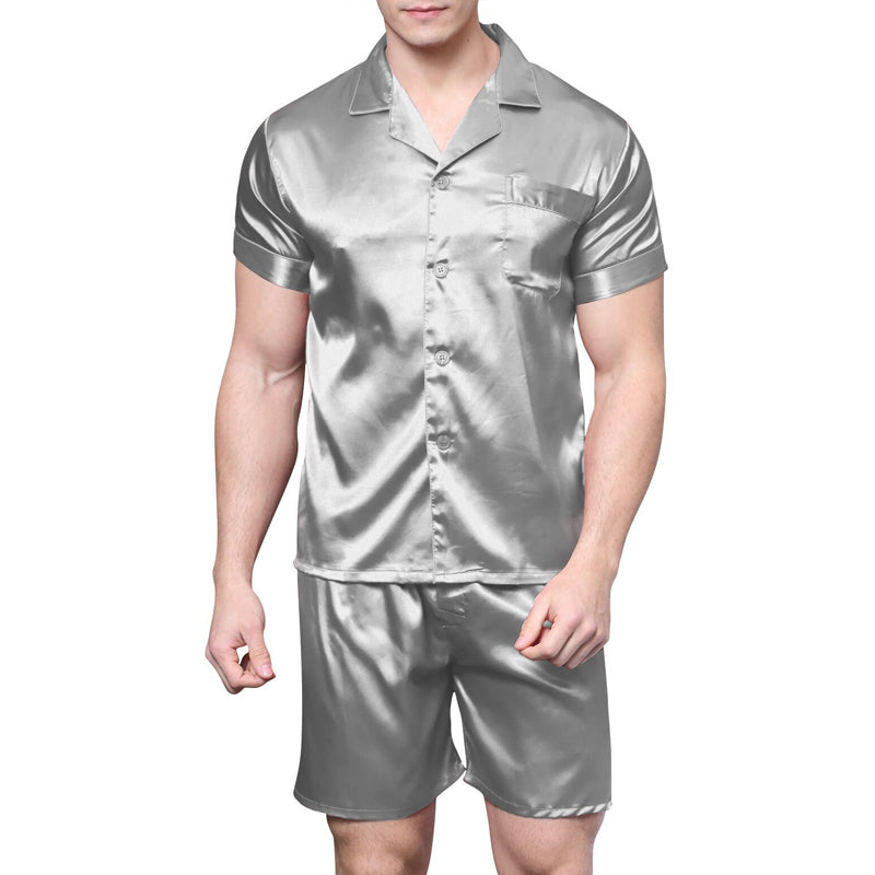 Men's Satin Silk Pajama Night Suit Set | GlamzLife