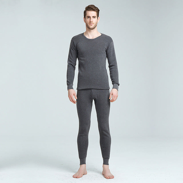 Men's Velvet Thick Round Neck Thermal Wear | GlamzLife