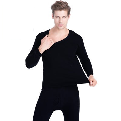 Men's Velvet Thick Round Neck Thermal Wear | GlamzLife