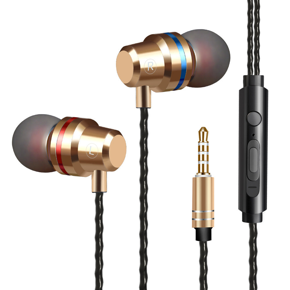 Metal Heat Tone In-ear Mobile Phone Headphones | GlamzLife
