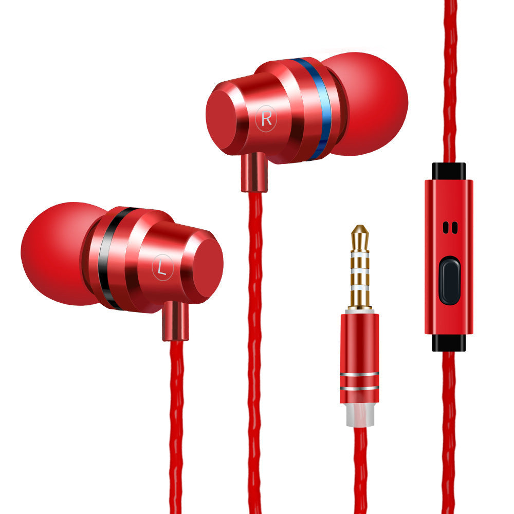 Metal Heat Tone In-ear Mobile Phone Headphones | GlamzLife