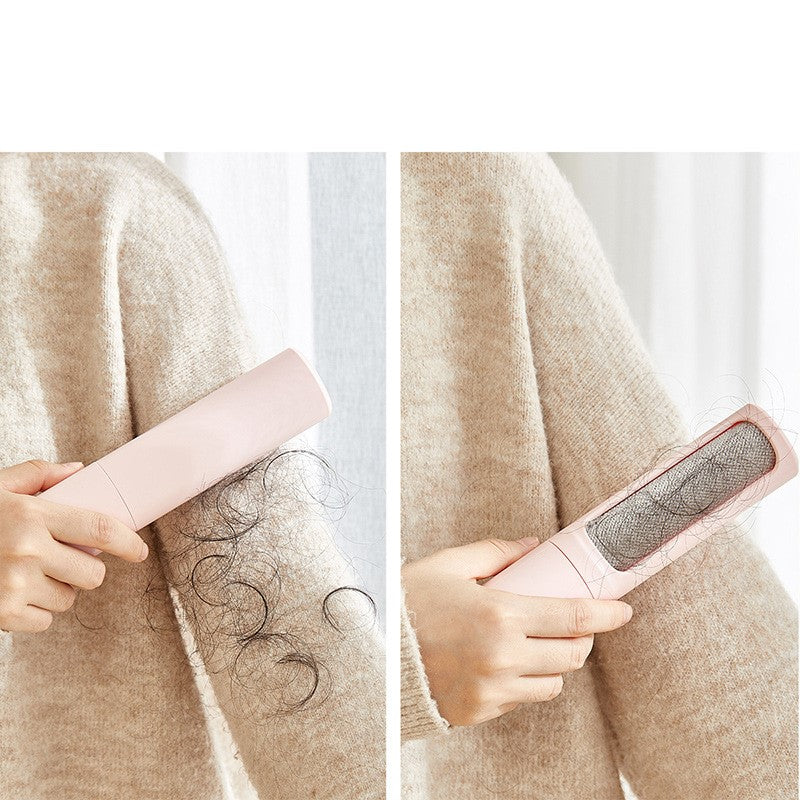 Reusable Two In One Pet Hair Remover Portable Self Cleaning Tool | GlamzLife