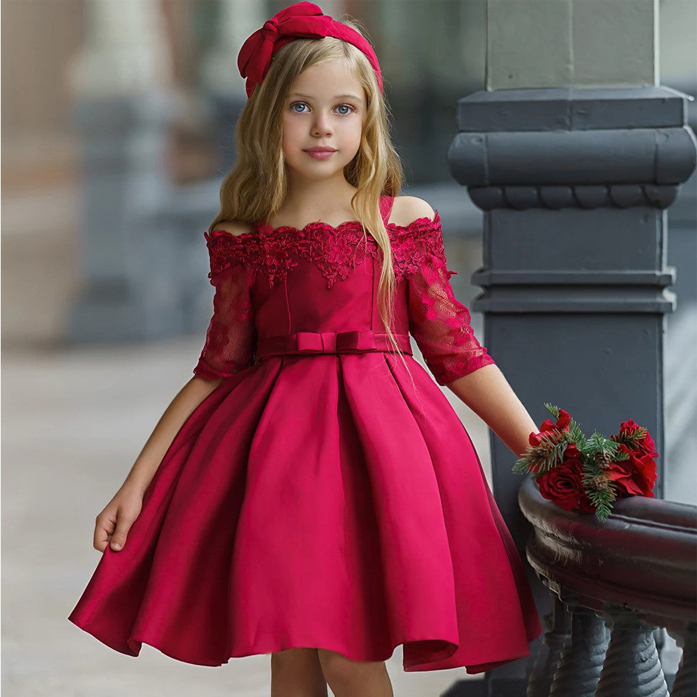 Solid Color Off Shoulder Pretty Dress | GlamzLife
