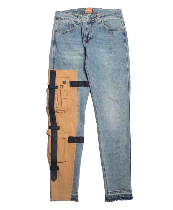 Strachable Denim Washed Blue Jeans | GlamzLife