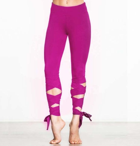 Trendy Sports Tight Leggings For Women's | Rose red | GlamzLife