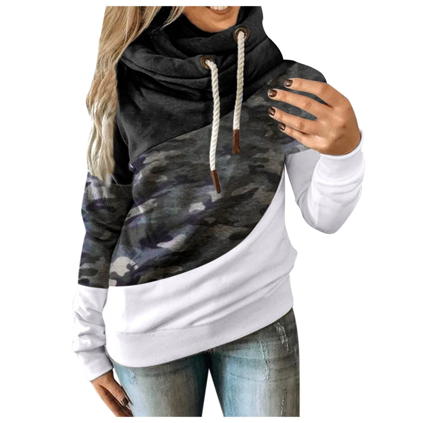 Trendy Women's Camouflage Sweatshirt | GlamzLife