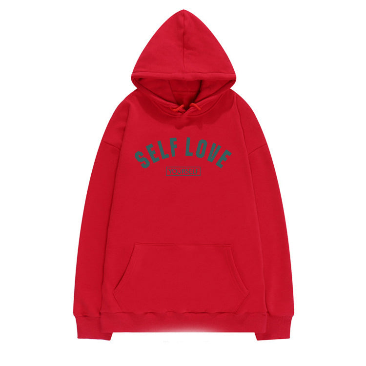 Women's Simple Solid Color Hooded Sweater | GlamzLife