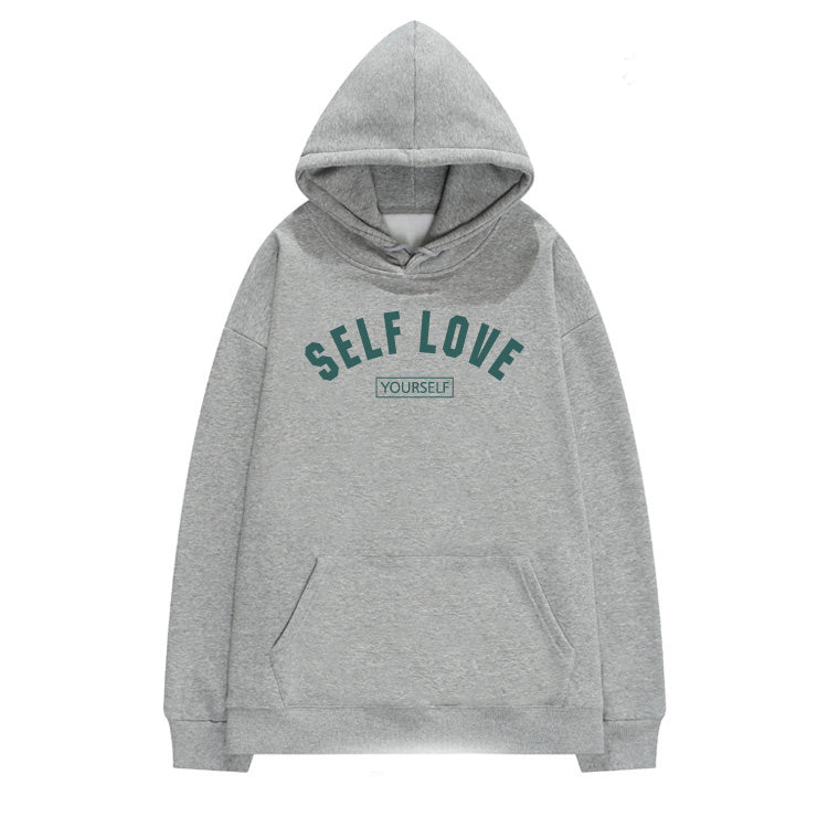 Women's Simple Solid Color Hooded Sweater | GlamzLife