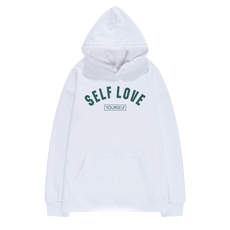 Women's Simple Solid Color Hooded Sweater | GlamzLife