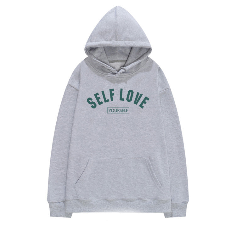 Women's Simple Solid Color Hooded Sweater | GlamzLife