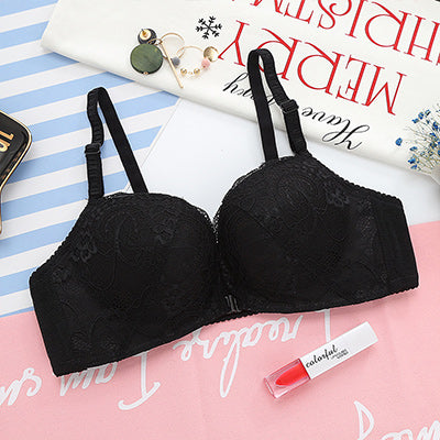 Women's Solid Seamless Bra | Black | GlamzLife