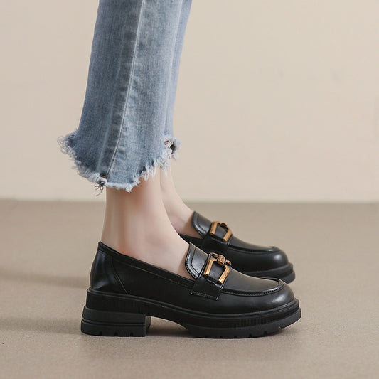 Women's Thick Heel Soft Bottom Pumps