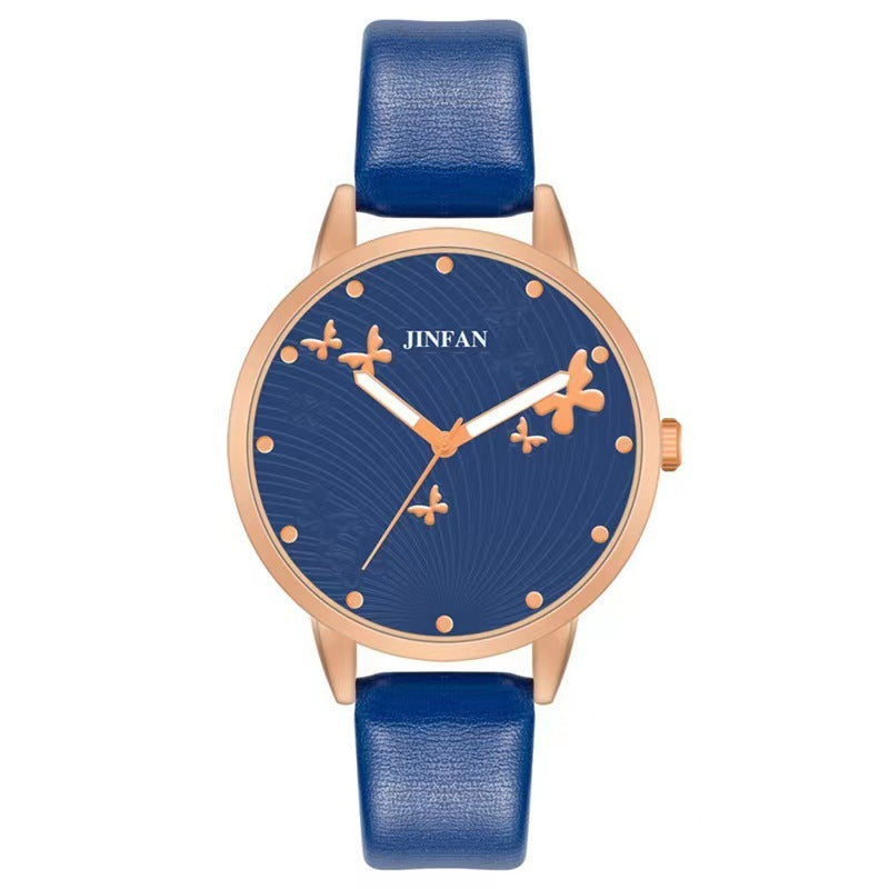 Student Sweet Butterfly Macron All-match Fashion Quartz Wrist Watch | GlamzLife