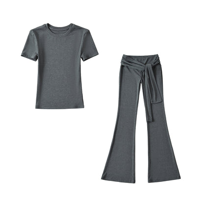 Lace-up Hip Mop Casual Pants - GlamzLife