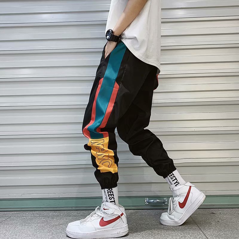 Color block Loose Harem Pants - GlamzLife