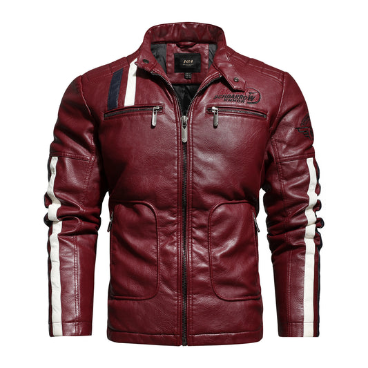 Tide Motorcycle Leather Jacket - GlamzLife