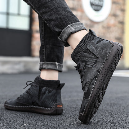 Socks high-top shoes men | GlamzLife