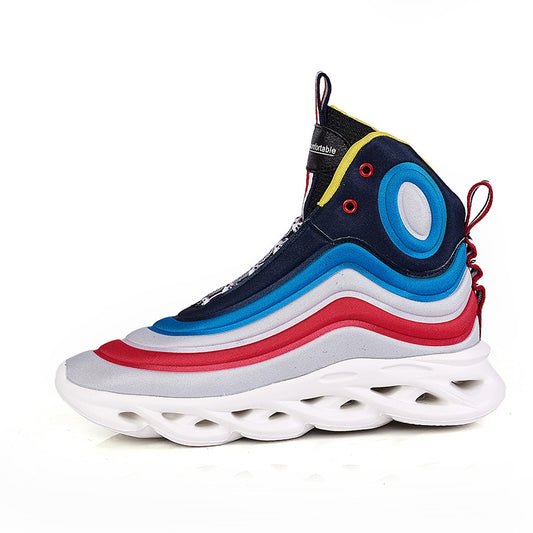 Rainbow gradient shoes for men | GlamzLife
