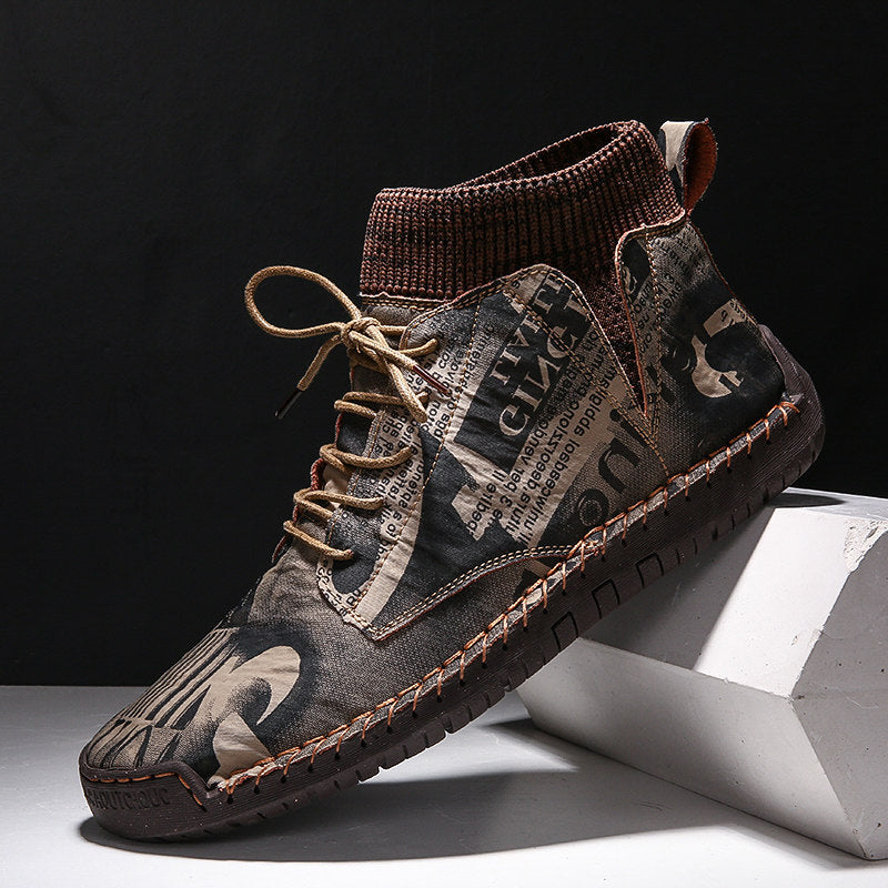 Socks high-top shoes men | GlamzLife